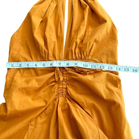 RARE Free People | Rust Halter Open Back Mini Dress - Picture 6 of 8